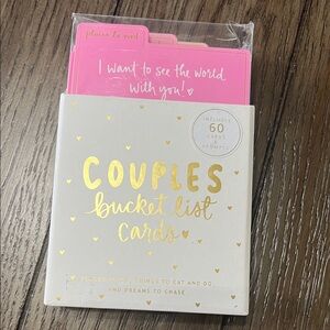 Couples Bucket List Cards
